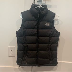 North Face women’s vest in black